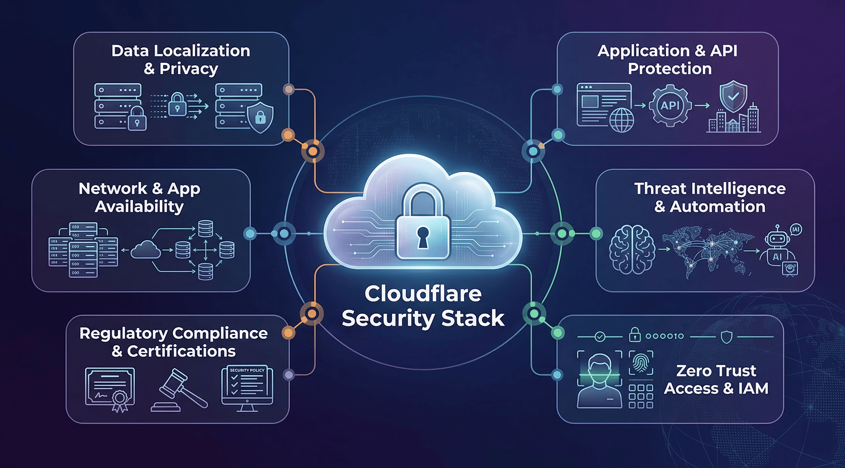 Cloudflare Security Stack: WAF, DDoS, Bot Protection Hoạt Động Ra Sao?