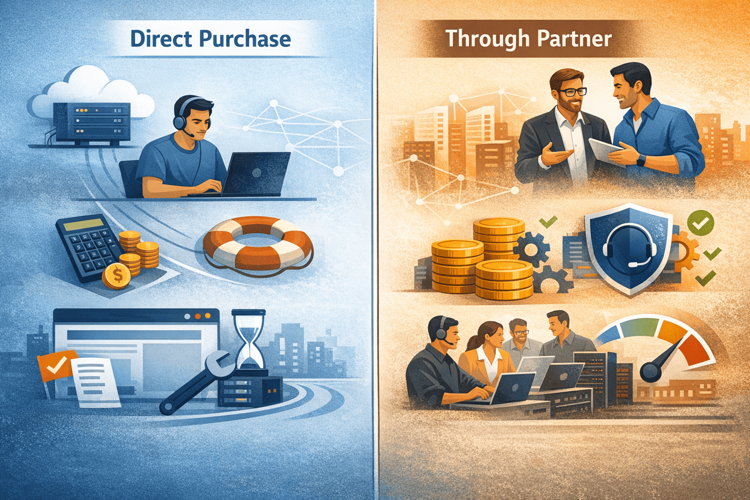 So sánh mua Cloudflare trực tiếp và qua Partner: Khác nhau ở chi phí, hỗ trợ và SLA như thế nào?